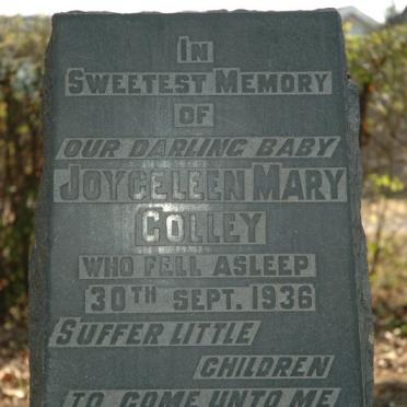 COLLEY Joyceleen Mary  -1936