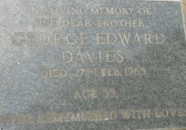 DAVIES George Edward -1963