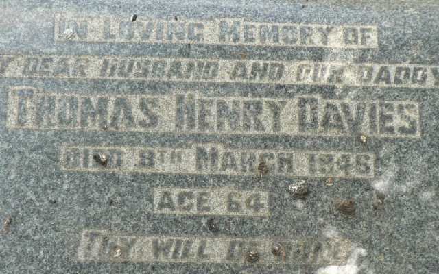 DAVIES Thomas Henry -1946