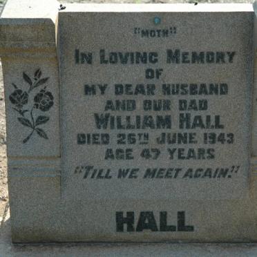 HALL William  -1943