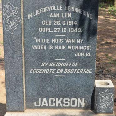 JACKSON Len 1914-1949