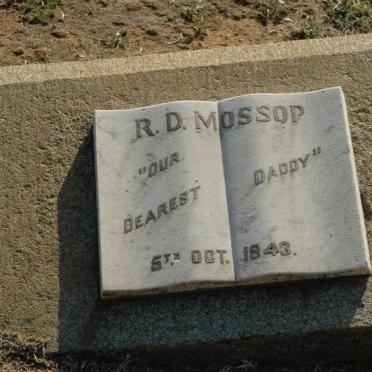 MOSSOP R.D.  -1943