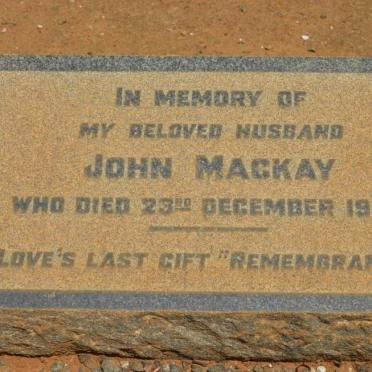 MacKAY John -1943