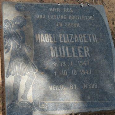 MULLER Mabel Elizabeth 1947-1947