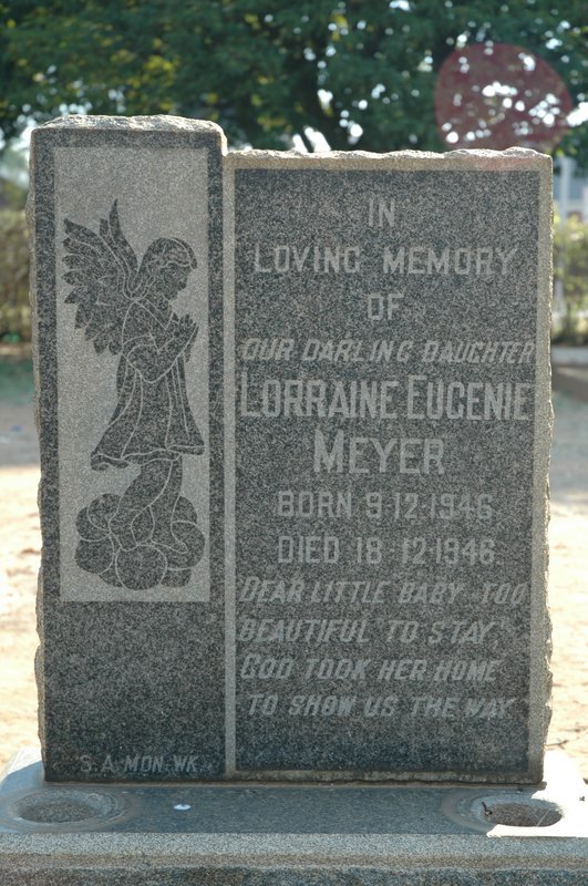 MEYER Lorraine Eugenie 1946-1946