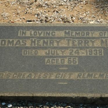 MARTIN Thomas Henry Terry  -1938