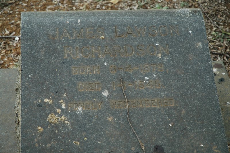 RICHARDSON James Lawson 1878-1949