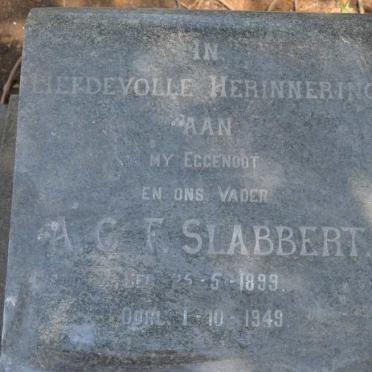 SLABBERT A.C.F.1899-1949