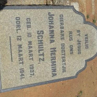 SCHULTZ Johanna Hermina 1937-1941