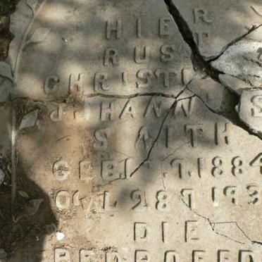 SMITH Christiaan Johannes 1884-1938