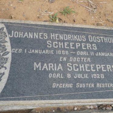SCHEEPERS Johannes Hendrikus Oosthuizen 1886-1926 :: SCHEEPERS Maria -1928
