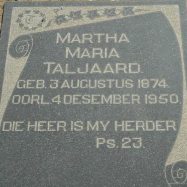 TALJAARD Martha Maria 1874-1950