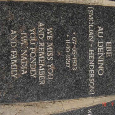 AU DENINO Ebe 1923-1997