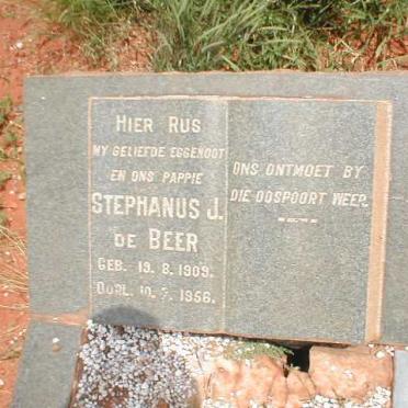 BEER Stephanus J., de 1909-1956