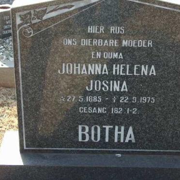 BOTHA Johanna Helena Josina 1885-1975