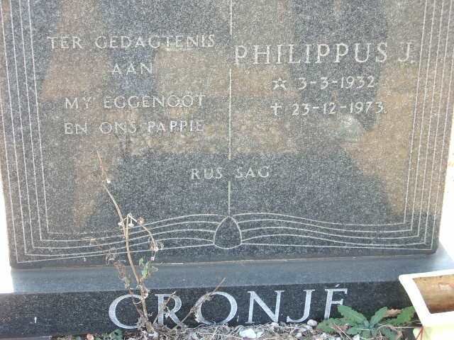 CRONJE Philippus J. 1932-1973