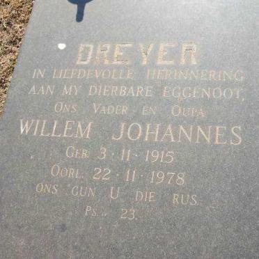 DREYER Willem Johannes 1915-1978