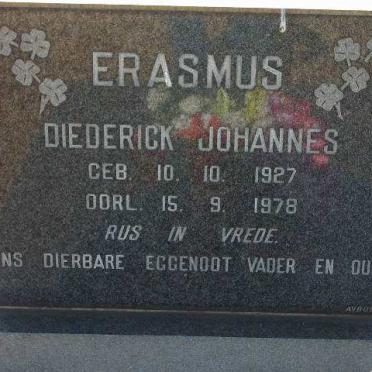 ERASMUS Diederick Johannes 1927-1978