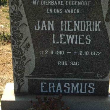ERASMUS Jan Hendrik Lewies 1910-1972