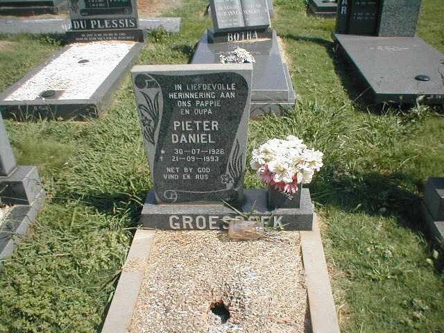 GROESBEEK Pieter Daniël 1926-1993