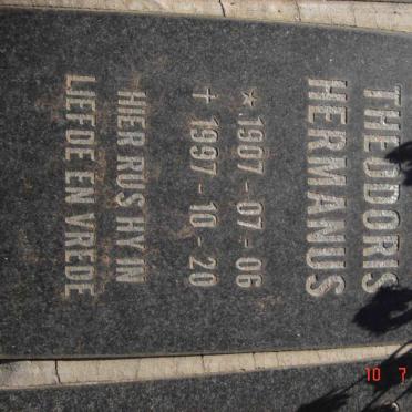 KLERK Theodoris Hermanus, de 1907-1997