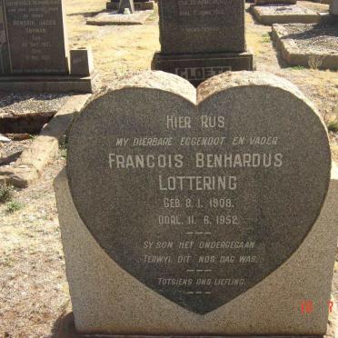 LOTTERING Francois Benhardus 1908-1952