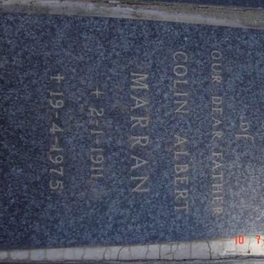 MARRAN Colin Albert 1911-1975