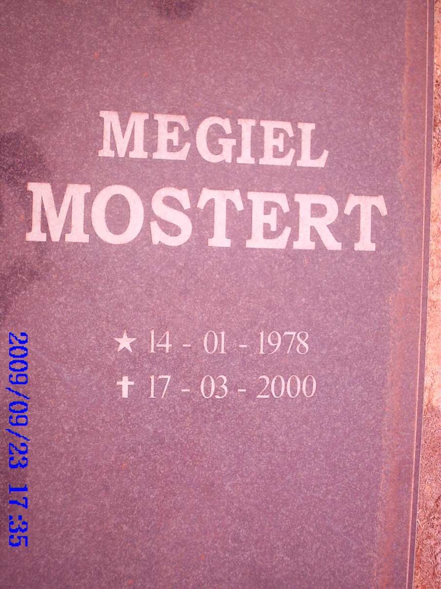 MOSTERT Megiel 1978-2000