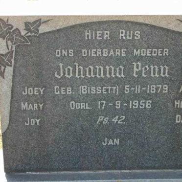 PENN Johanna nee BISSETT 1879-1956