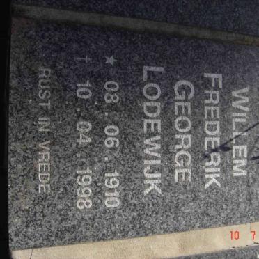 SLIEKER Willem Frederik George Lodewijk 1910-1998