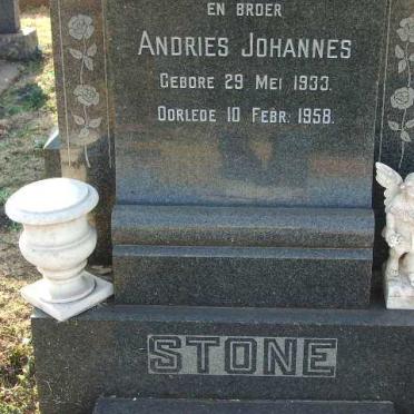 STONE Andries Johannes 1933-1958
