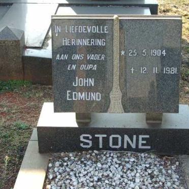 STONE John Edmund 1904-1981