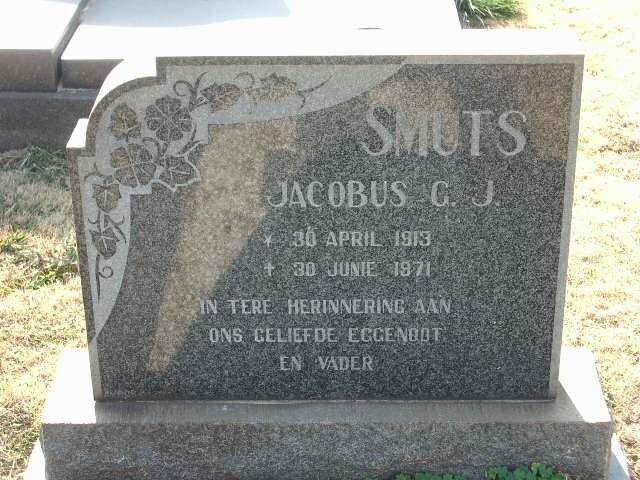 SMUTS Jacobus G.J. 1913-1971