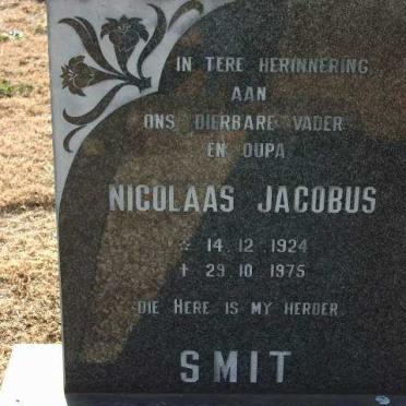 SMIT Nicolaas Jacobus 1924-1975