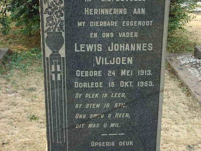 VILJOEN Lewis Johannes 1913-1953