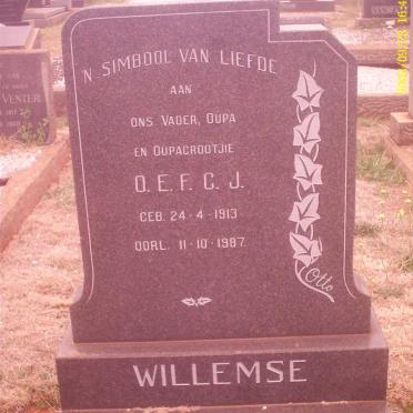WILLEMSE  O.E.F.C.J.  1913-1987