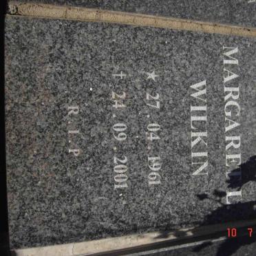 WILKIN Evelyn Margaret L. 1961-2001