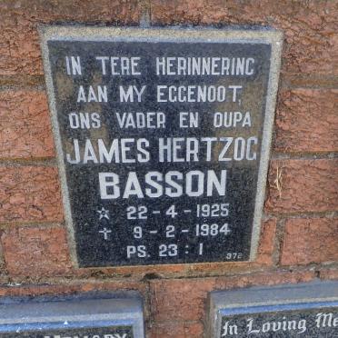 BASSON James Hertzog 1925-1984