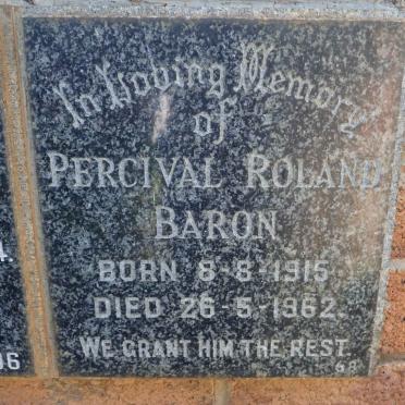 BARON Percival Roland 1915-1962