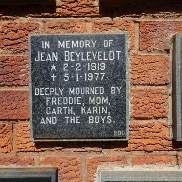 BEYLEVELDT Jean 1919-1977