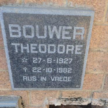 BOUWER Theodore 1927-1982