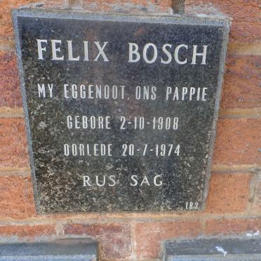 BOSCH Felix 1908-1974