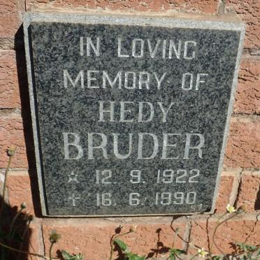 BRUDER Hedy 1922-1990