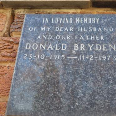 BRYDEN Donald 1915-1973