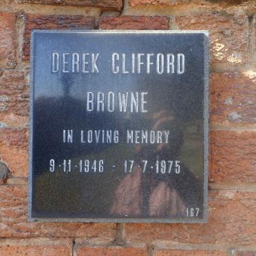 BROWNE Derek Clifford 1946-1975