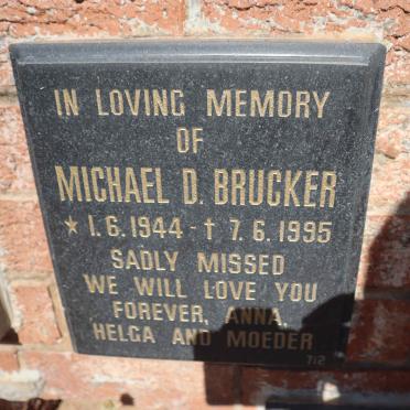 BRUCKER Michael D. 1944-1995