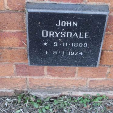DRYSDALE John 1893-1974