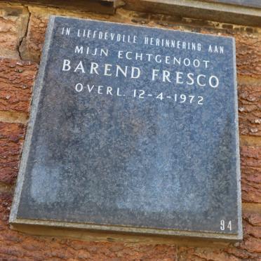 FRESCO Barend -1972