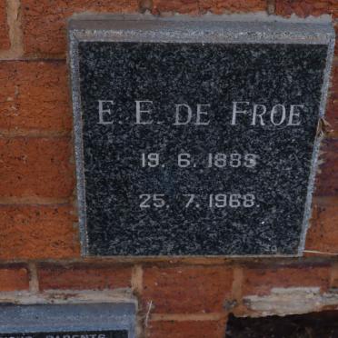 FROE E.E., de 1895-1968