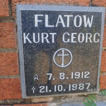 FLATOW Kurt Georg 1912-1987